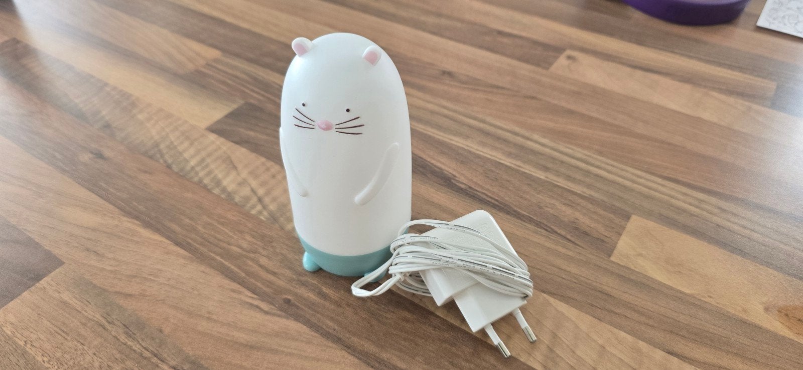 Ikea nachtlampje met kleurwissel en adapter, Ophalen of Verzenden, Zo goed als nieuw
