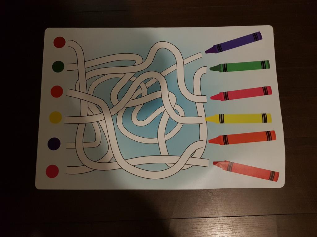 Teken placemat, Ophalen of Verzenden, Gebruikt