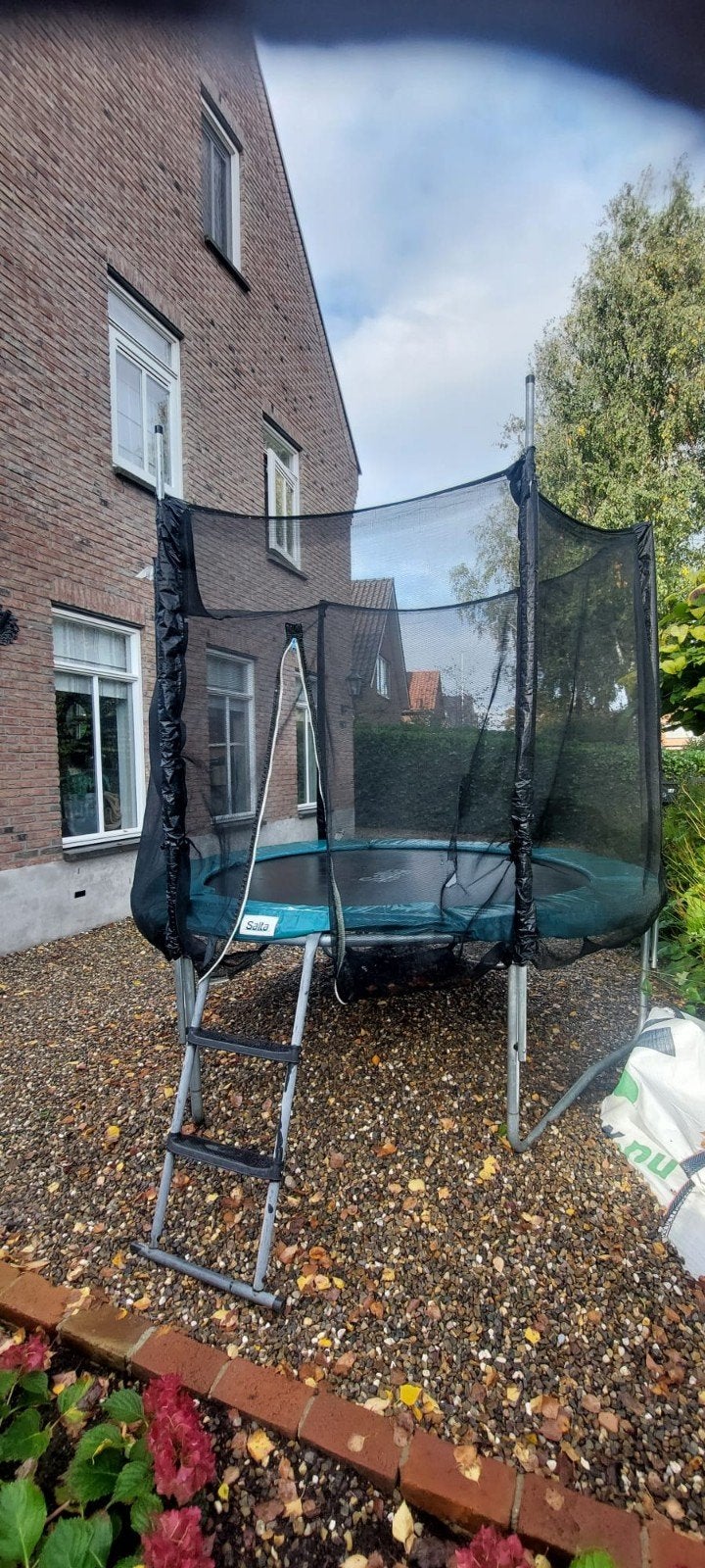 Salta Trampoline met Veiligheidsnet en Ladder, Kinderen en Baby's, Ophalen, Gebruikt