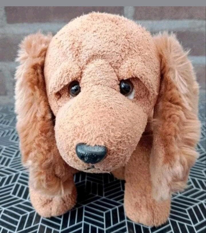 Scooter hondje russ berrie 25cm lang    nr9, Ophalen, Zo goed als nieuw, Hond