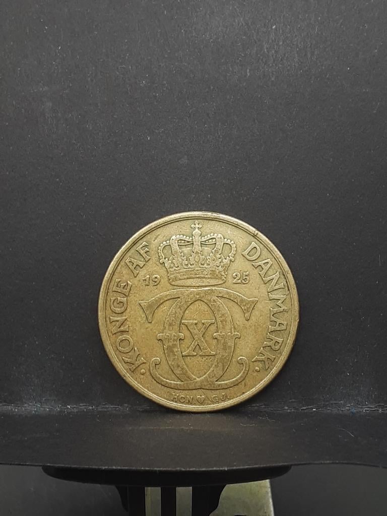 2 kroner Denemarken 1925, Ophalen of Verzenden, Overige landen, Losse munt