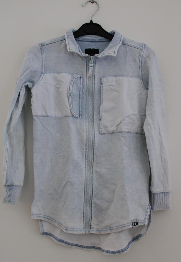 Jersey stretchoverhemd van Z8 maat 128/134, Gebruikt, Z8, Overhemd of Blouse, Ophalen of Verzenden