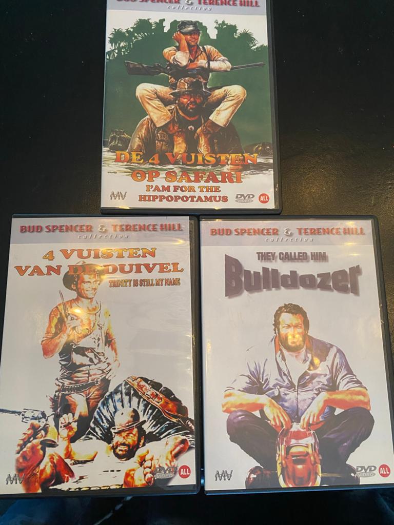 Bud Spencer & Terence Hill DVD Collectie (3 films), Vanaf 6 jaar, Ophalen of Verzenden, Zo goed als nieuw, Boxset