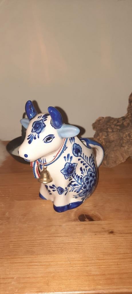 Vintage Delftsblauwe melk koe., Antiek en Kunst, Ophalen of Verzenden