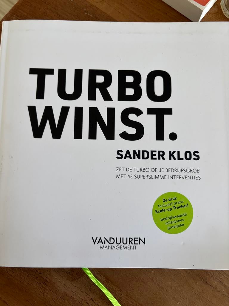 Turbo Winst. -, Ophalen of Verzenden, Zo goed als nieuw, Management