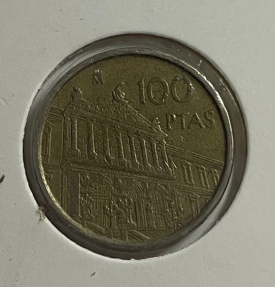 100 pesetas Spanje 1996, Ophalen of Verzenden, Overige landen