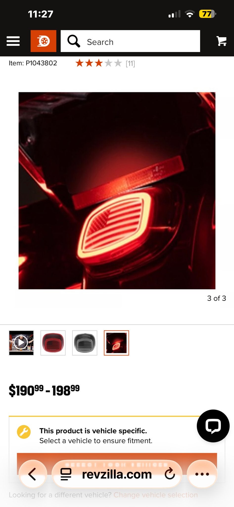 Kuryakyn Tracer US Vlag LED Achterlicht Harley 1999-2023, Ophalen of Verzenden, Nieuw