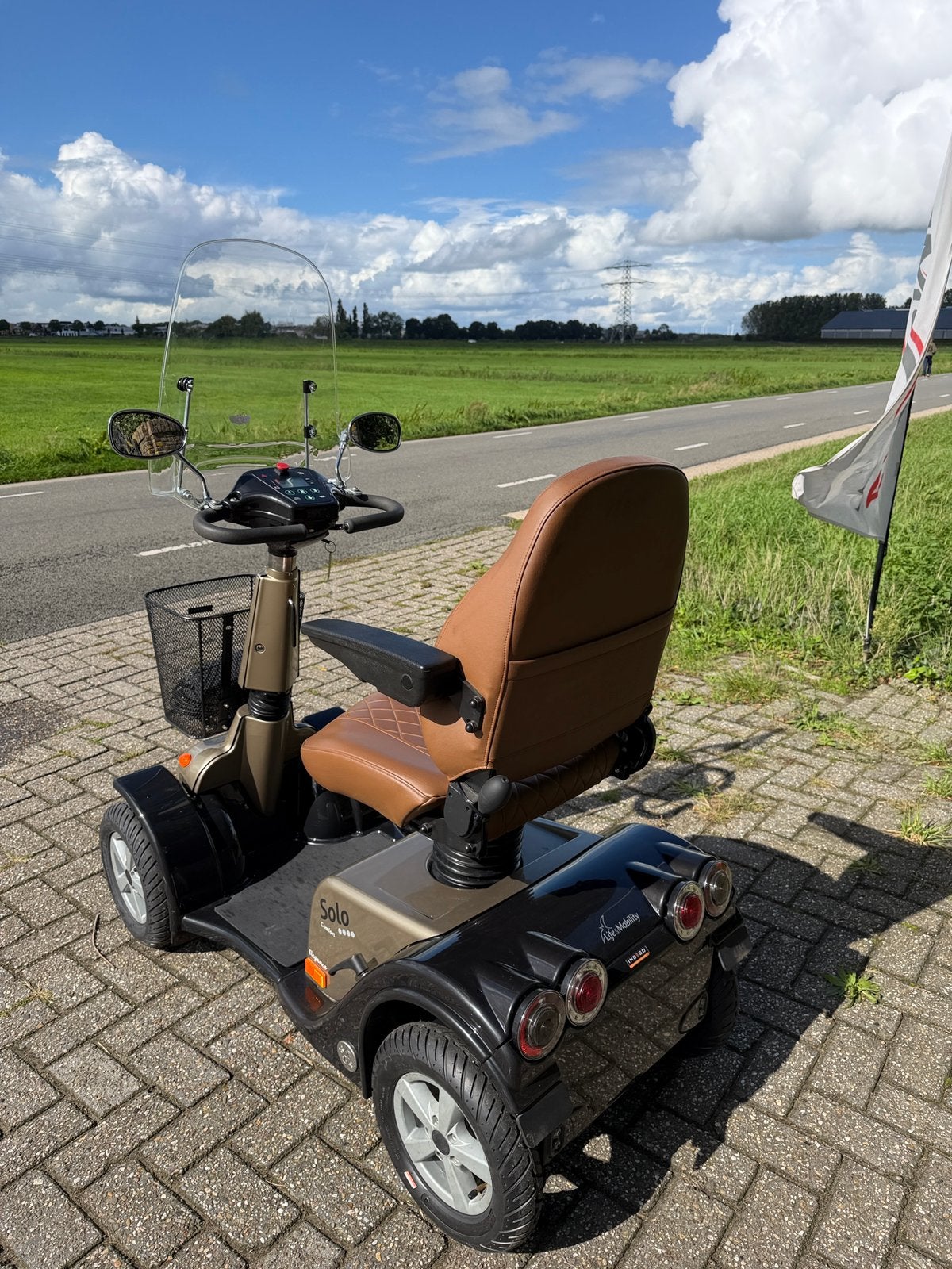 Scootmobiel Solo Comfort Elegance nieuw staat, Ophalen, Zo goed als nieuw, 46 km of meer, 16 km/u of meer