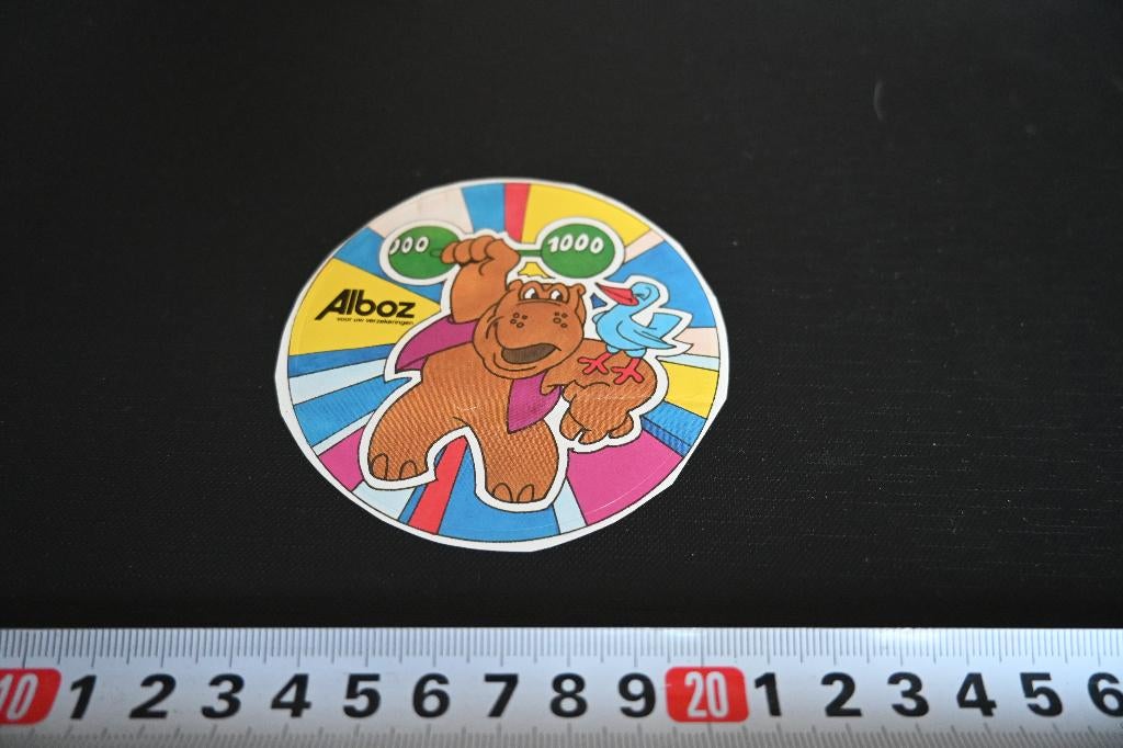 sticker ALBOZ voor uw verzekeringen, Verzamelen, Ophalen, Zo goed als nieuw