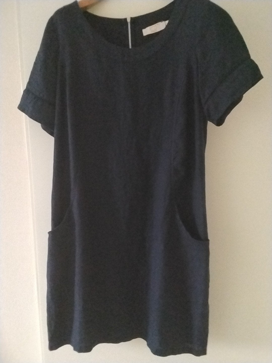 Jurk linnen blauw nieuw M, Ophalen of Verzenden, Nieuw, Blauw, Korte mouw