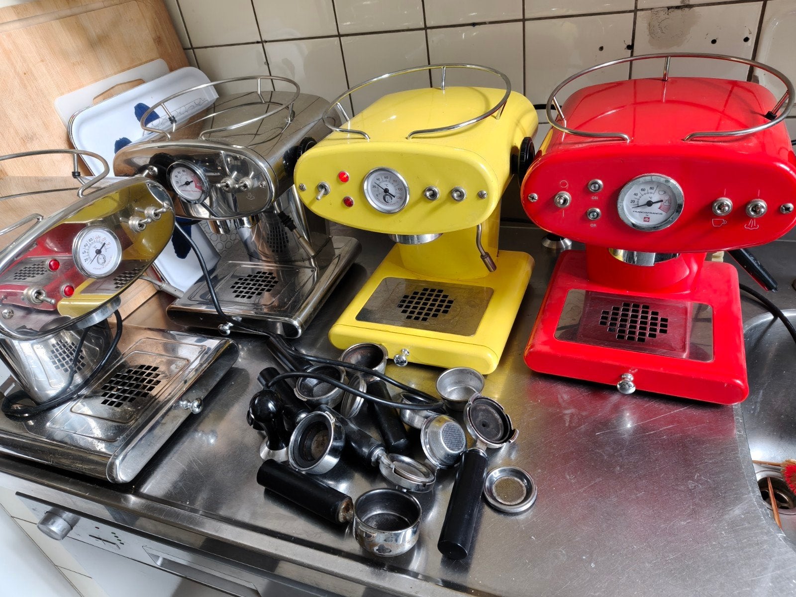 4 x Francis Francis ILLY espresso machines, Ophalen, Espresso apparaat