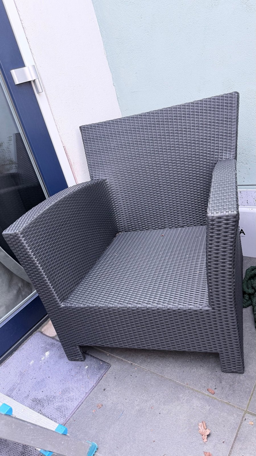 Bellagio Wicker Tuinset: 2 Stoelen en 1 Bank, Ophalen, Gebruikt, Wicker