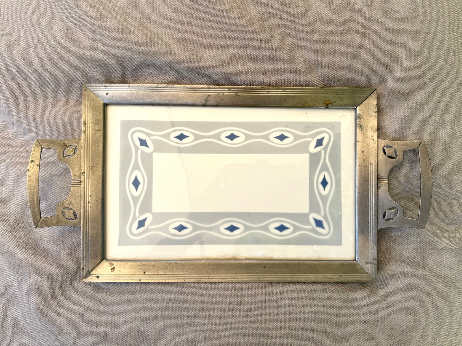 Antiek Art Deco/Jugendstil presenteerblad Villeroy & Boch, Ophalen