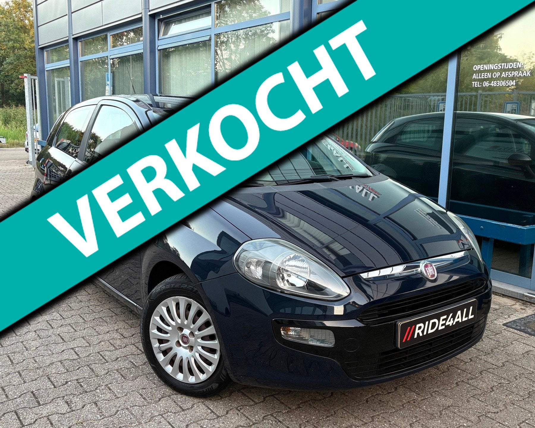 Fiat Punto Evo 1.2/BLUETOOTH/AUX/AIRCO, Auto's, Fiat, Voorwielaandrijving, Stof, 4 cilinders, Bedrijf