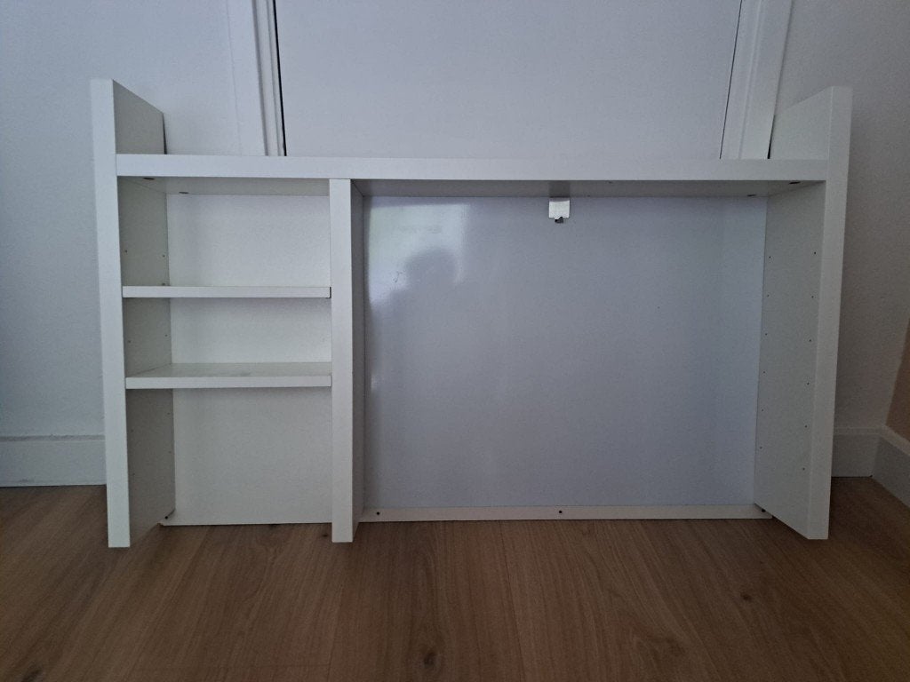 IKEA MICKE Opbouwdeel Hoog in Wit, 70 tot 120 cm, Moderne, wit, Zo goed als nieuw, Minder dan 70 cm