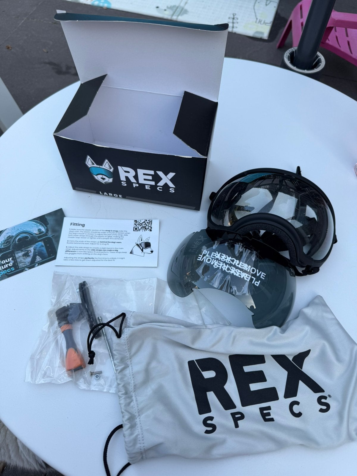 Rex Specs hondenbril / stofbril incl. GoPro adapter *NIEUW*, Overige merken, Ophalen, Nieuw, Overige typen