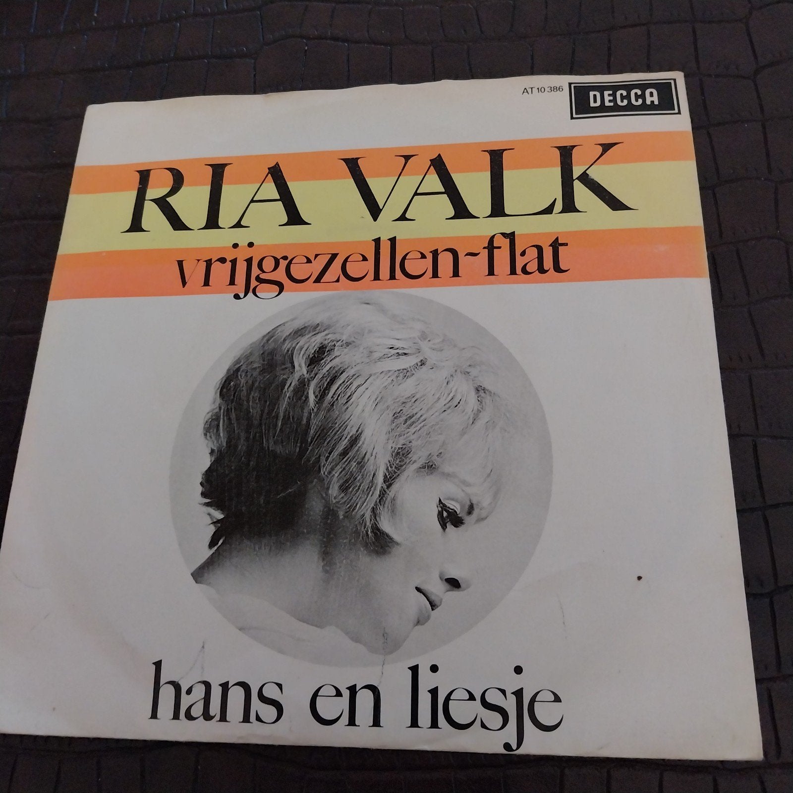 Ria Valk - Vrijgezellen-flat / Hans en Liesje (Single), Gebruikt, 7 inch, Ophalen of Verzenden, EP