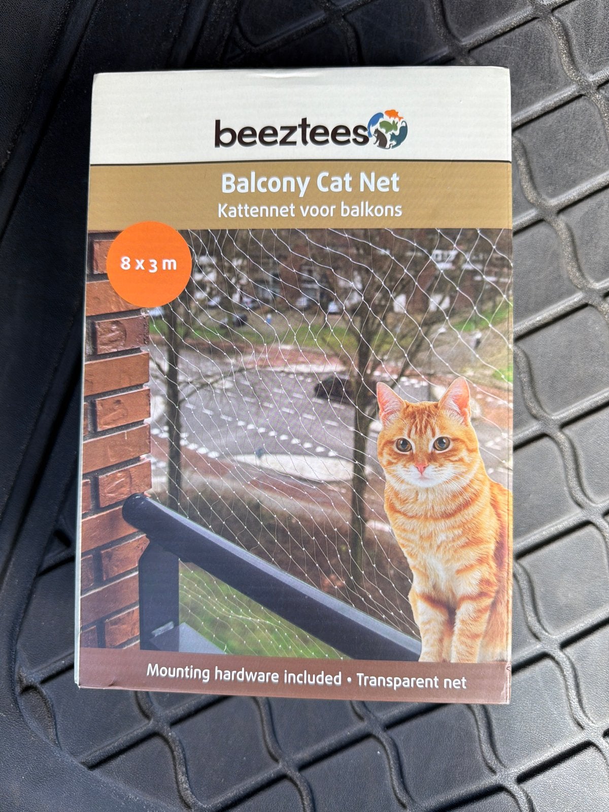 Kattennet voor balkon , 8X3 m, Ophalen, Nieuw