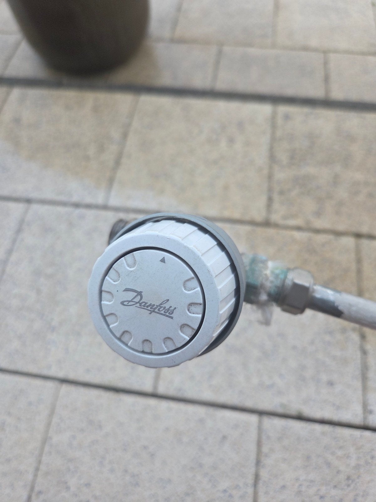 Danfoss thermostaatkraan - Gebruikt, werkt prima, Doe-het-zelf en Verbouw, Thermostaten, Ophalen, Gebruikt