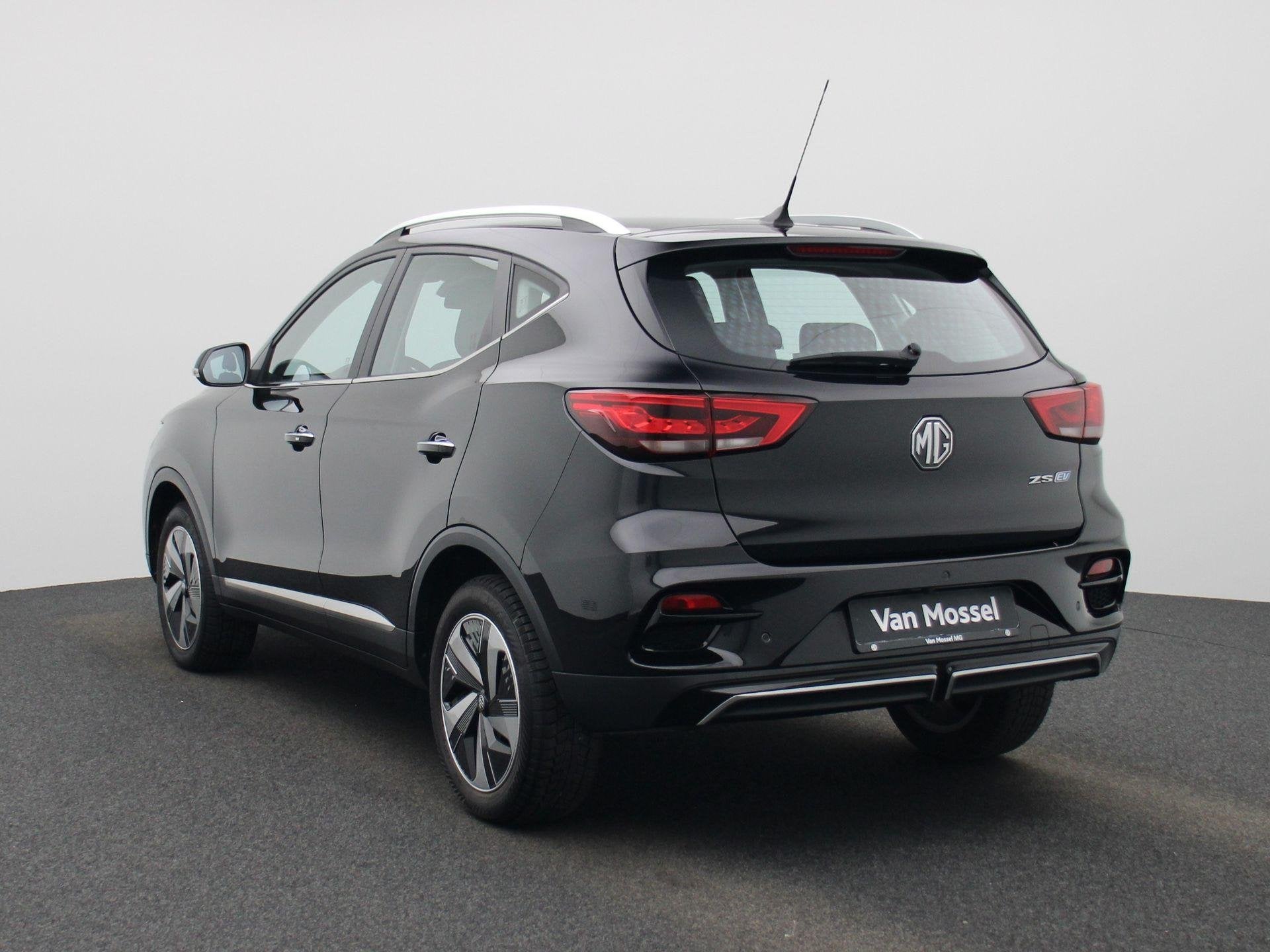 MG ZS EV Standard Range 50kWh Comfort | Navi | Camera | CarP, Auto's, 12 maanden, Stof, ZS, Zwart