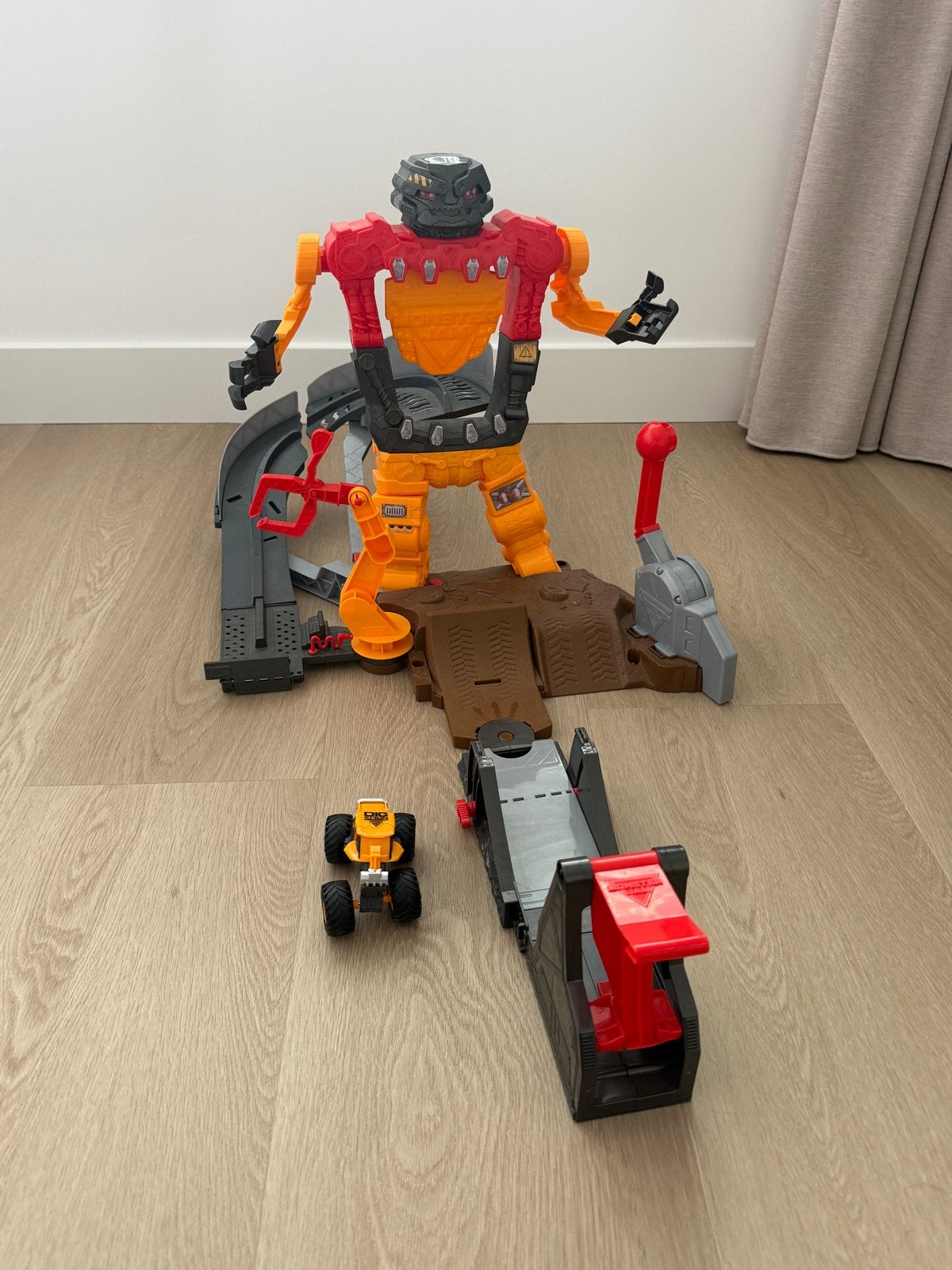 Monster Jam Spin Master Smash & Bash Speelset, Ophalen of Verzenden, Zo goed als nieuw