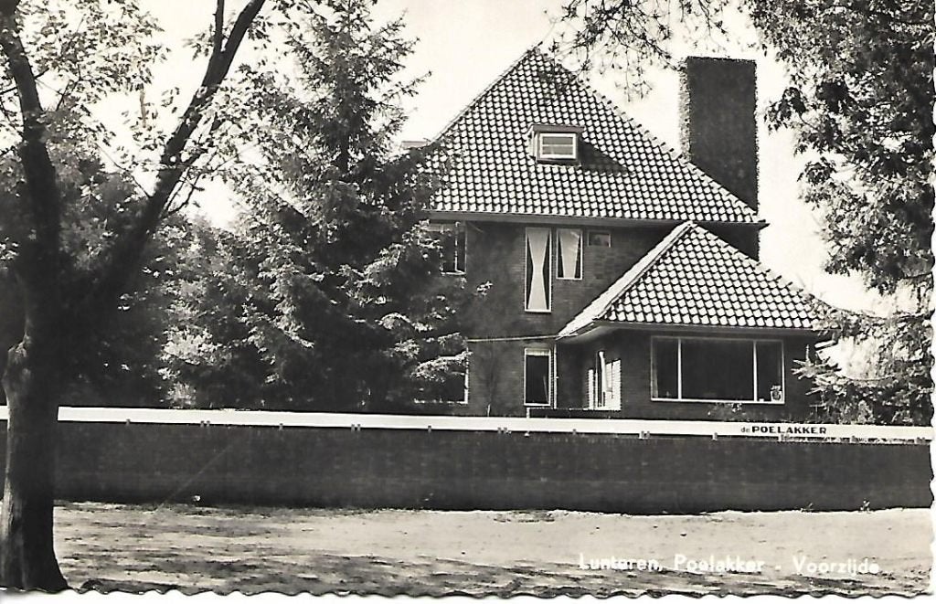 Lunteren- -Poelakker - Voorzijde., Verzenden, 1940 tot 1960, Gelopen, Gelderland