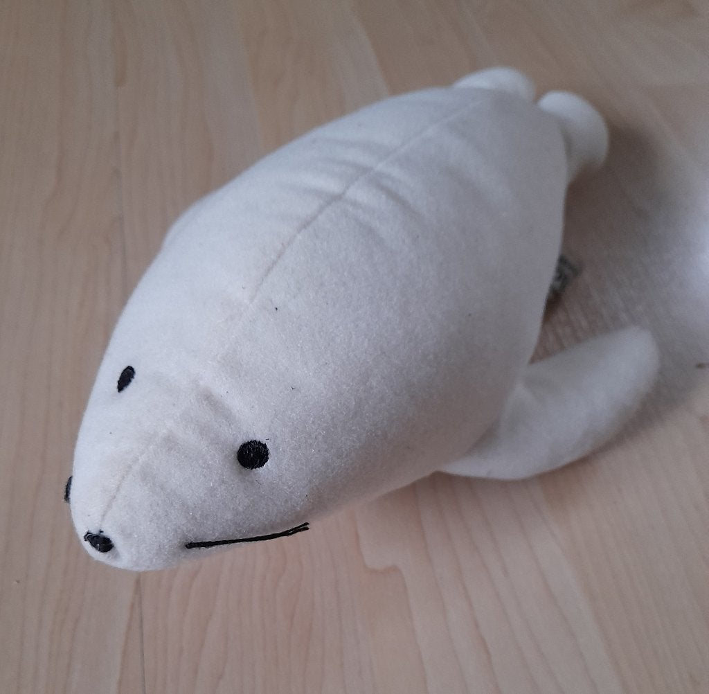 WITTE KNUFFEL ZEEHOND, Kinderen en Baby's, Ophalen of Verzenden, Zo goed als nieuw, Overige typen