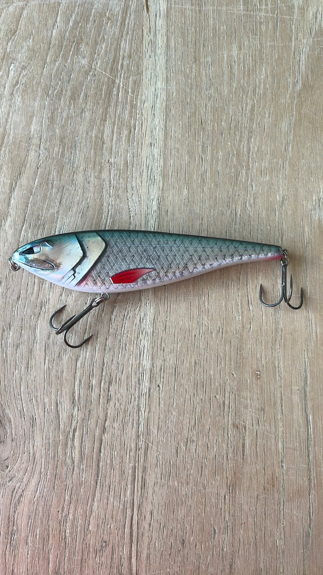 Berkley Zilla 16cm gloed nieuw, Ophalen of Verzenden, Zo goed als nieuw, Werphengel