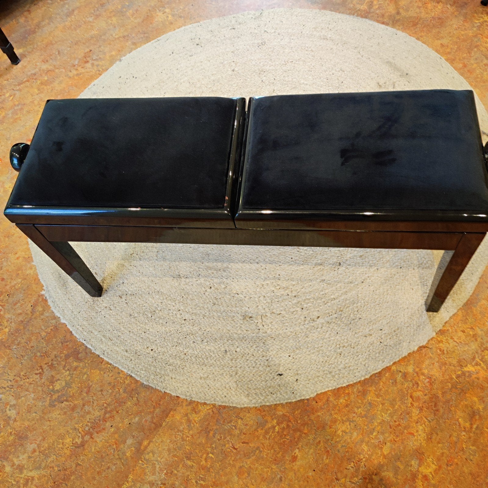 Piano bank duo, voor 2 personen 4-handig, Ophalen, Gebruikt, Zwart