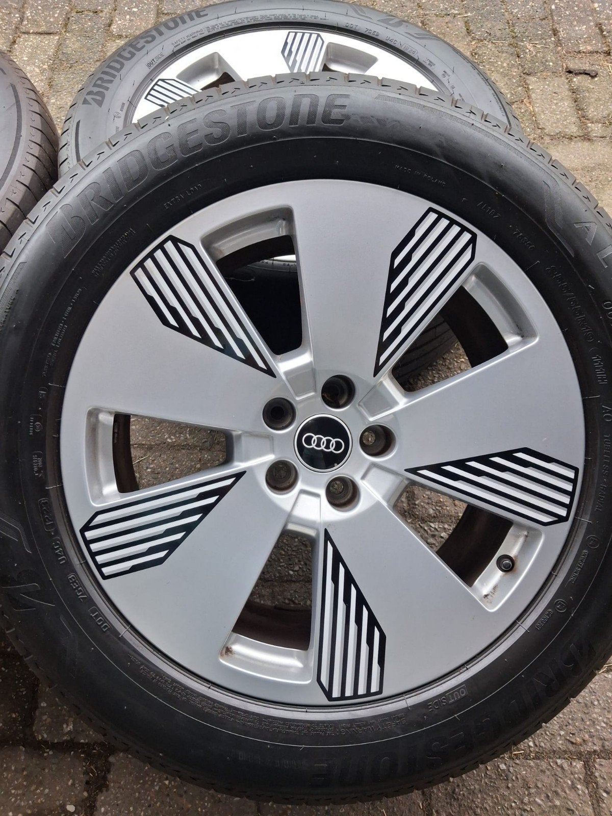 Orginele Audi licht metalen velgen, Auto-onderdelen, Banden en Velgen, Gebruikt, 255 mm, Velg(en), Zomerbanden