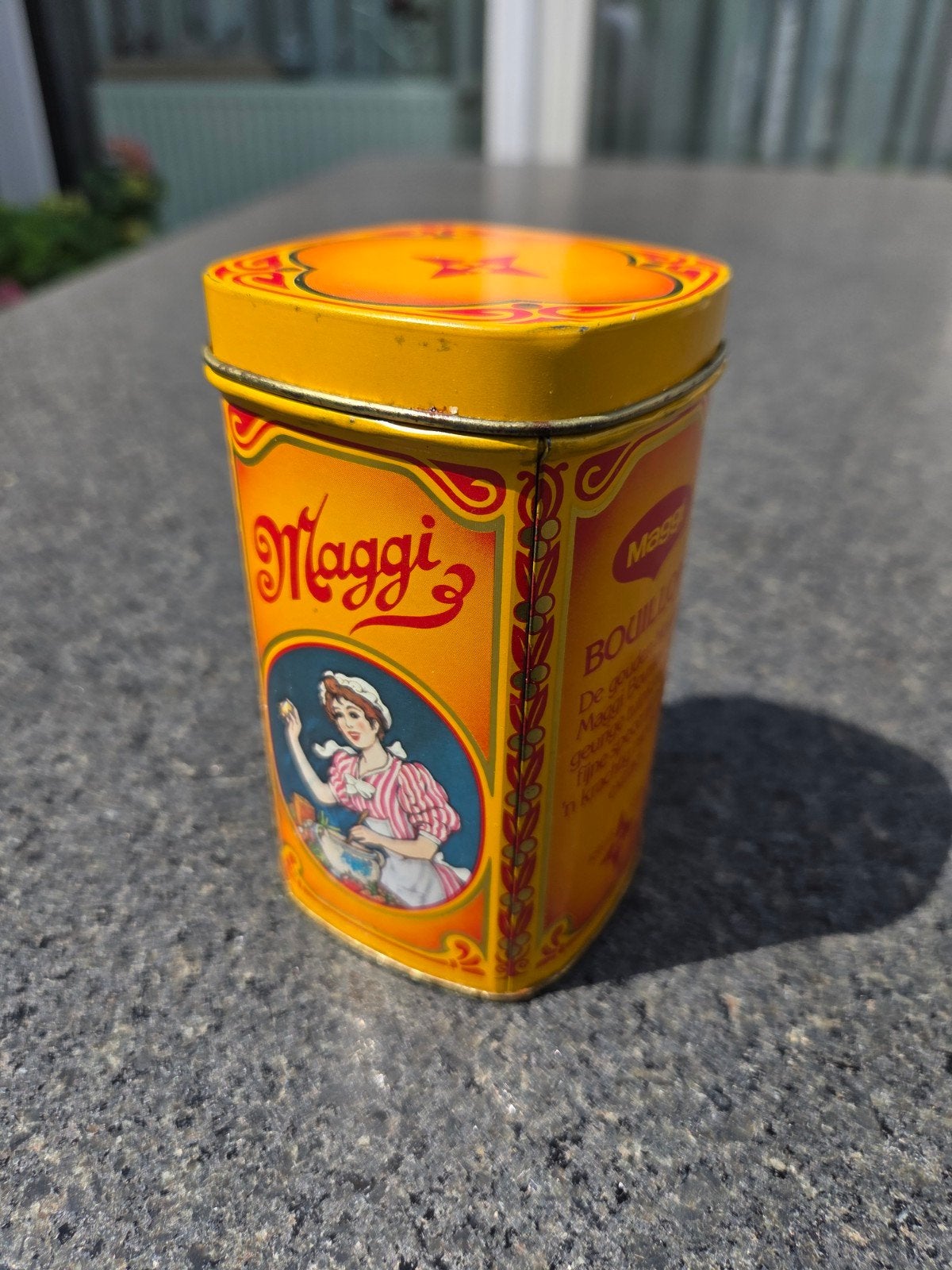 Vintage Maggi Bouillon Blikje - Verzamelobject, Antiek en Kunst, Ophalen of Verzenden