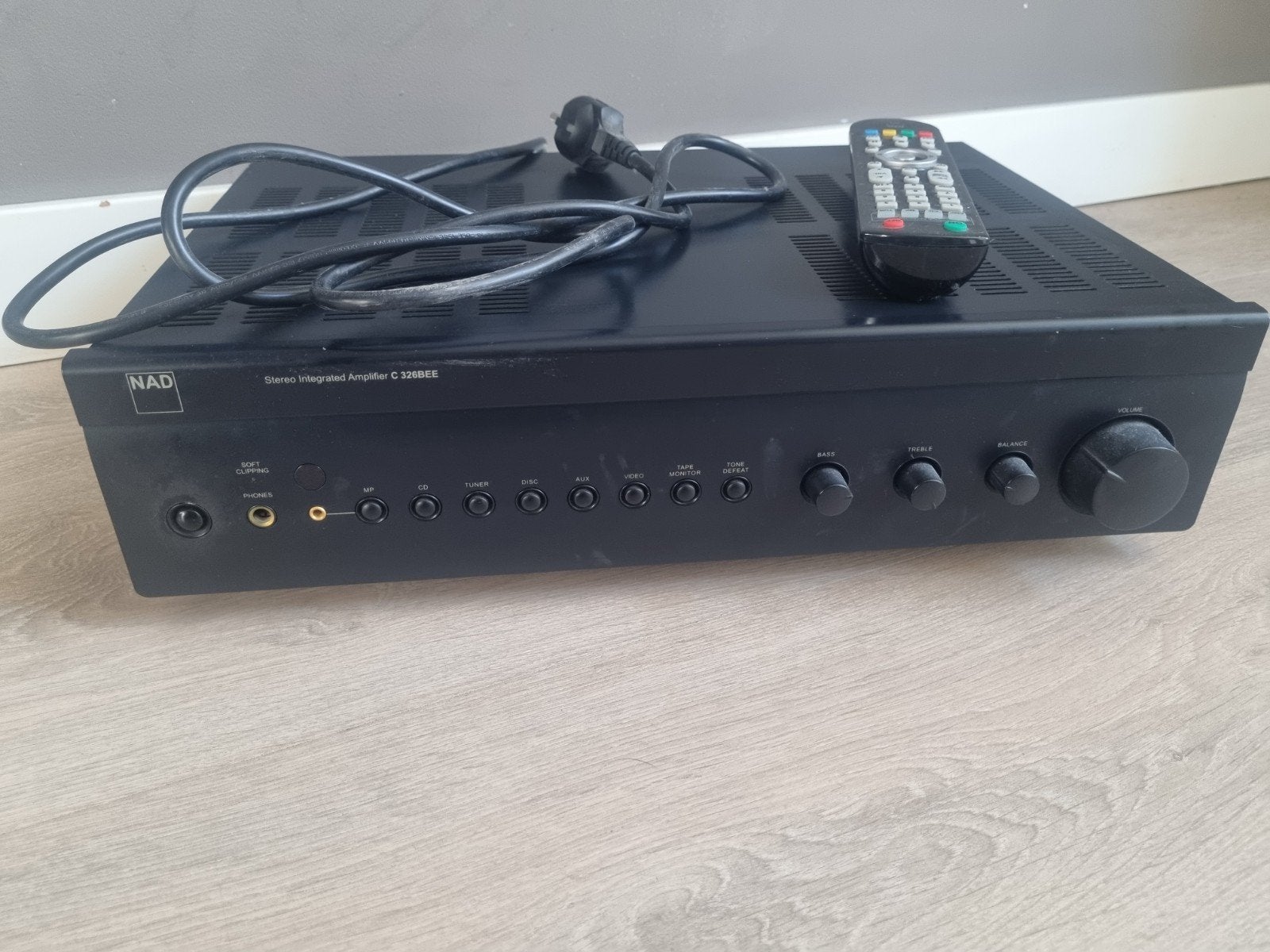 NAD C326BEE Stereo Geïntegreerde Versterker, Overige merken, Gebruikt, Ophalen of Verzenden, 60 tot 120 watt