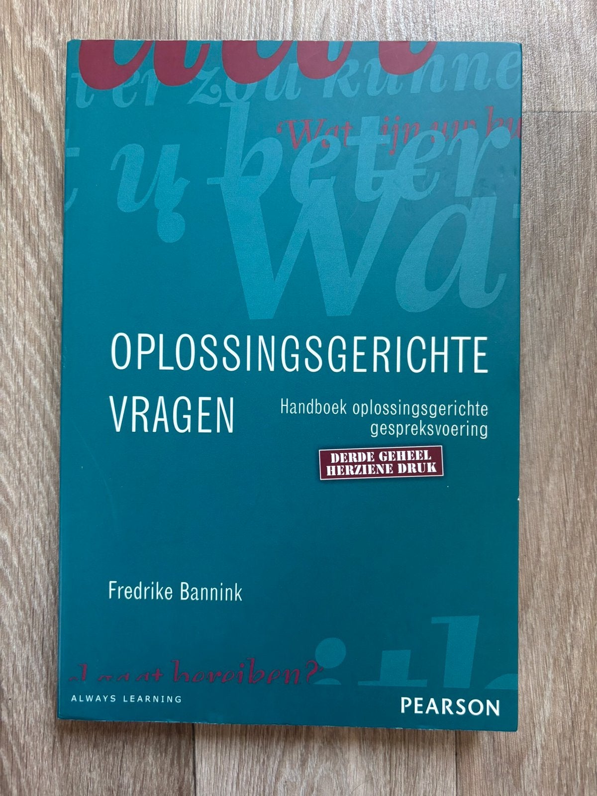 Fredrike Bannink - Oplossingsgerichte vragen, Fredrike Bannink, Nieuw, Alpha, HBO