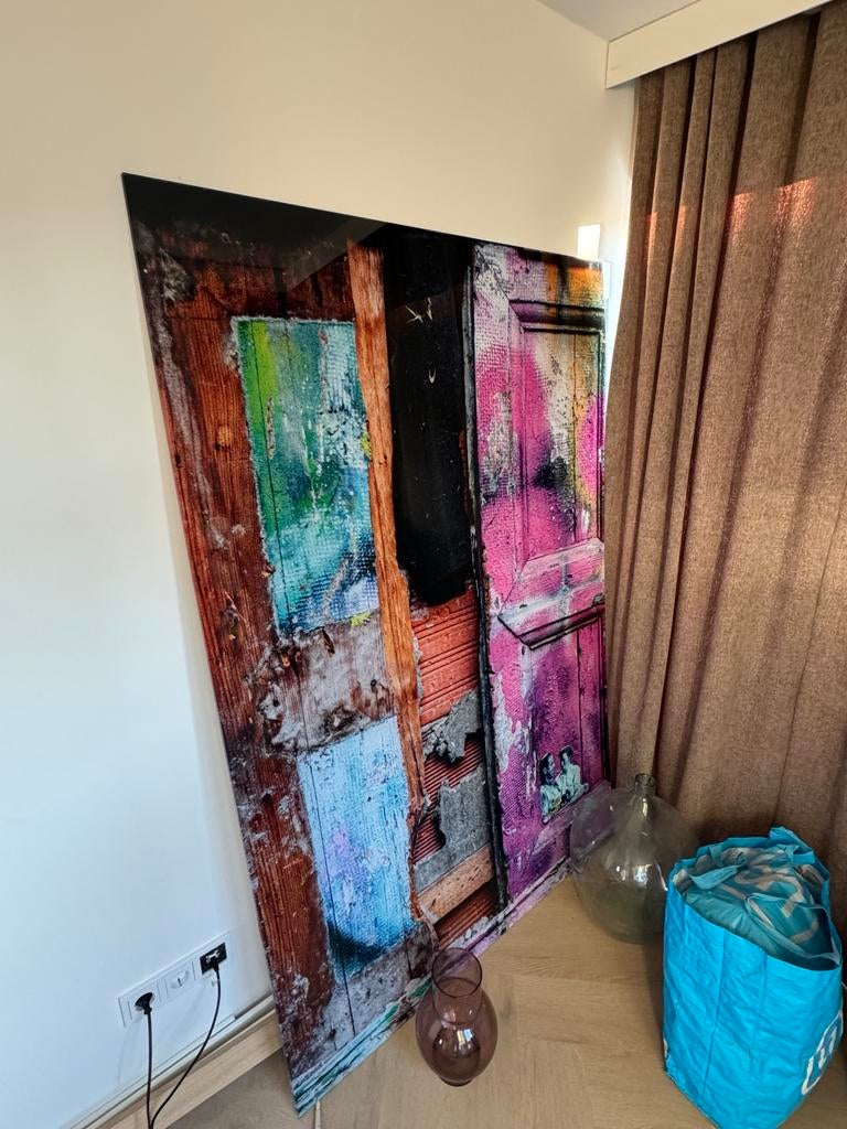 Schilderij modern valencia, Antiek en Kunst, Ophalen