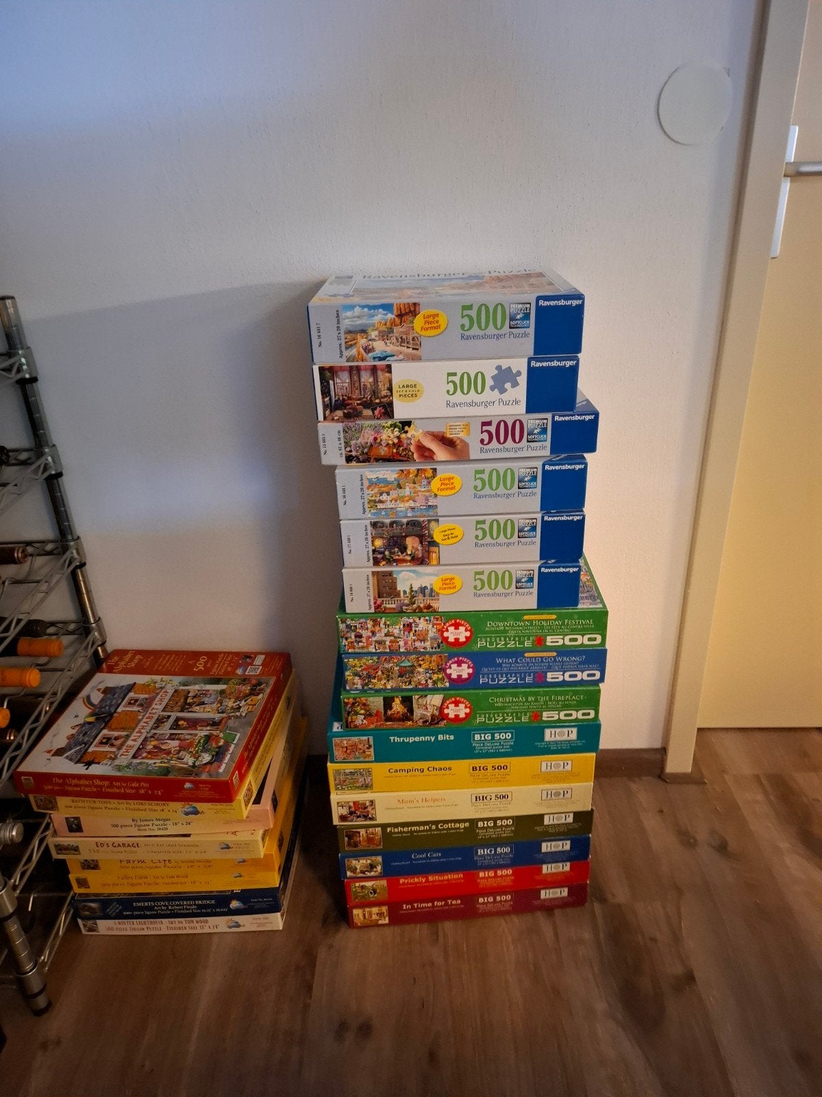 Puzzels 500 XL Ravenburger puzzels gereserveerd, Ophalen