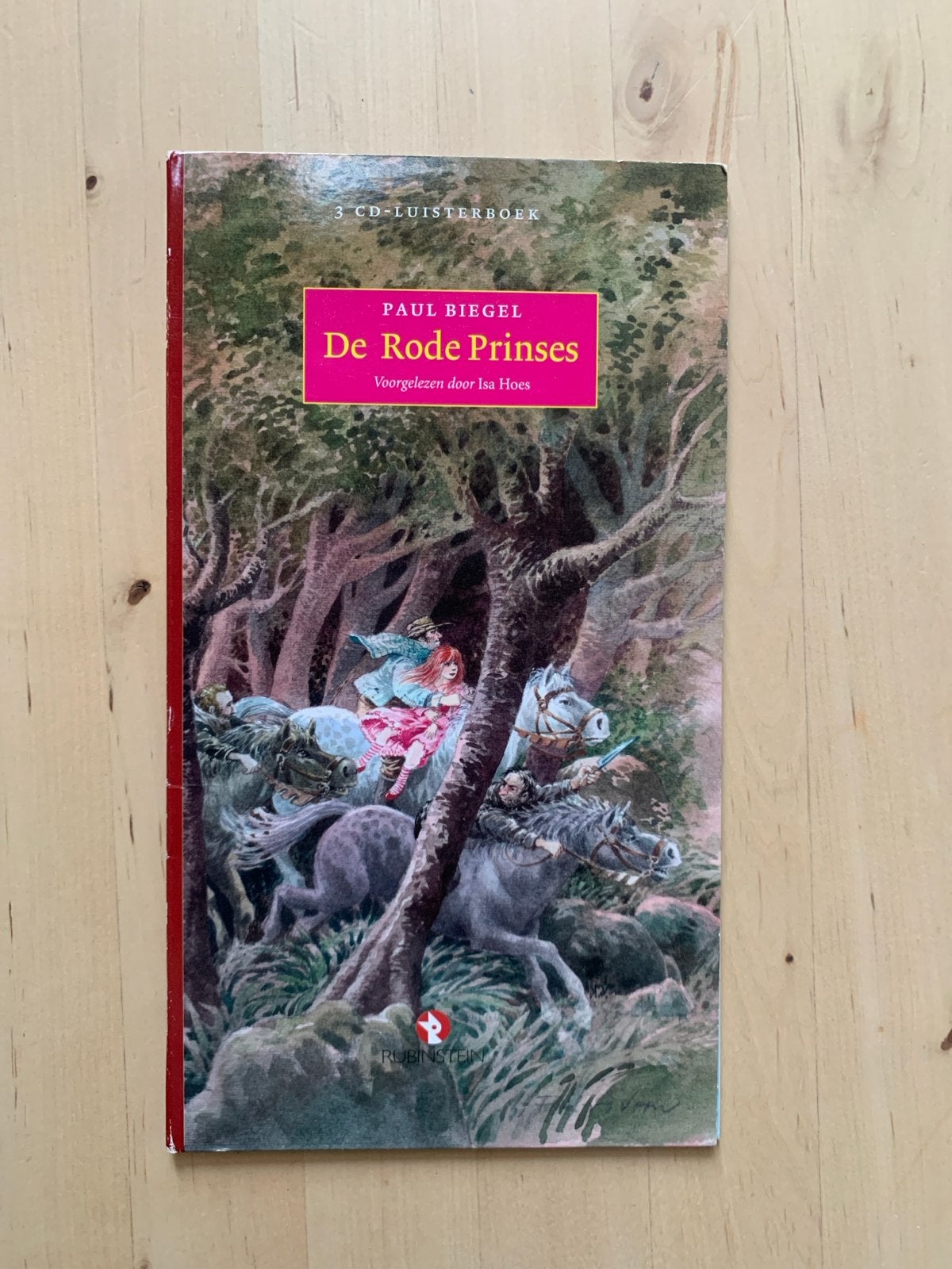 Paul Biegel - De Rode Prinses (3 CD-Luisterboek), Boeken, Luisterboeken, Ophalen of Verzenden, Cd, Kind