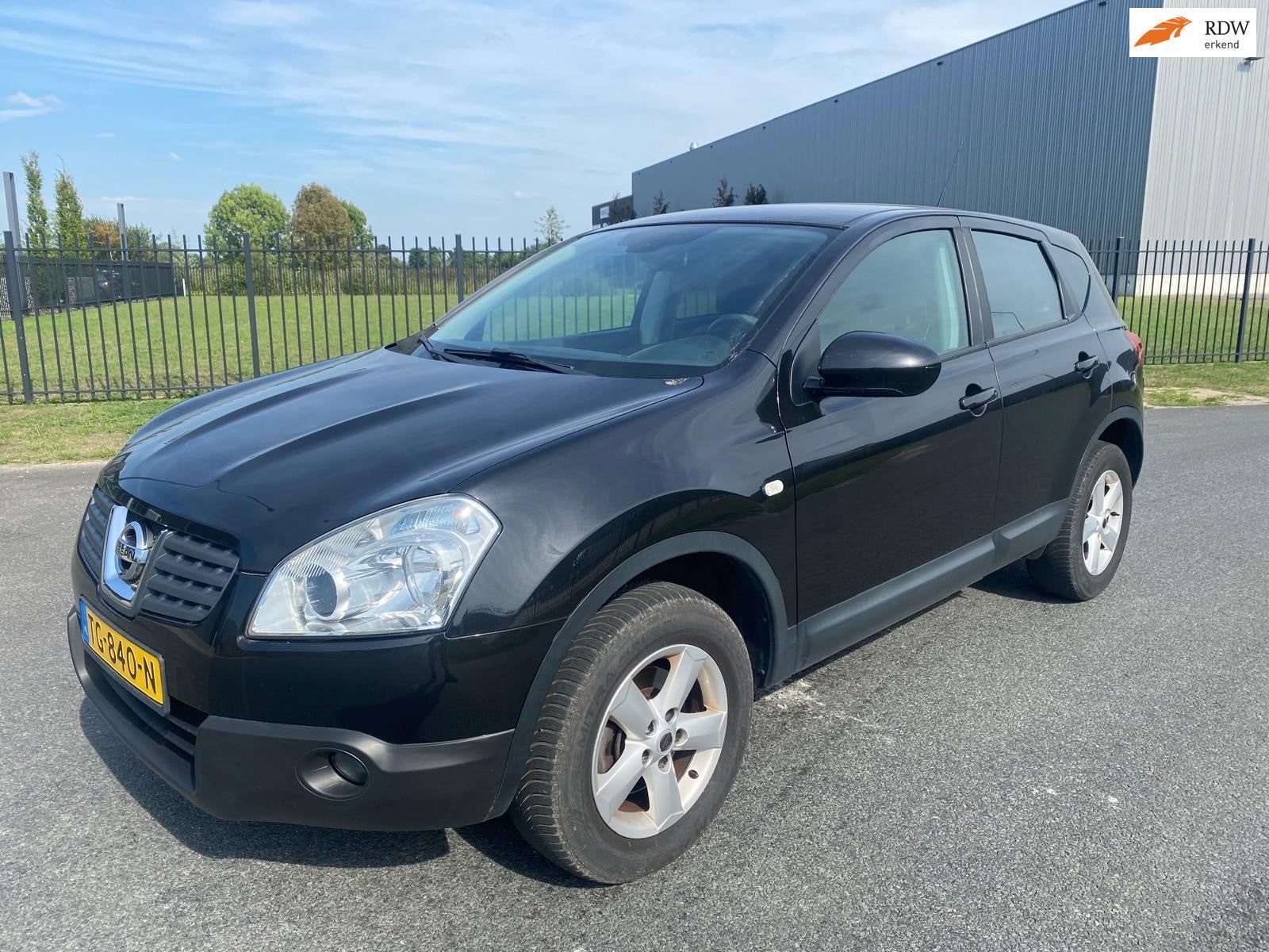 Nissan Qashqai 1.6 Visia|Bluetooth|Clima|Cruise|Bj 2008|1810, Voorwielaandrijving, 15 km/l, Gebruikt, Zwart