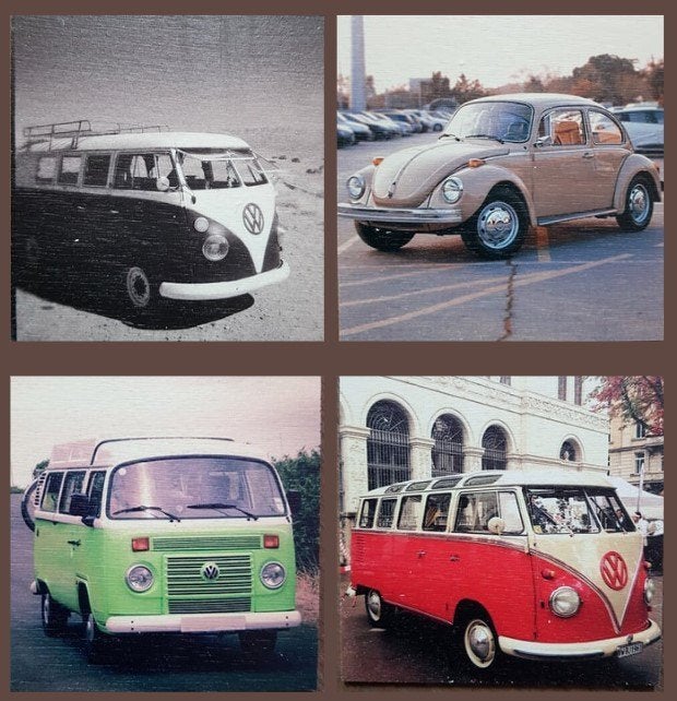 Onderzetters,auto,vw,beetle, GRATIS HOUDER, Ophalen of Verzenden, Nieuw