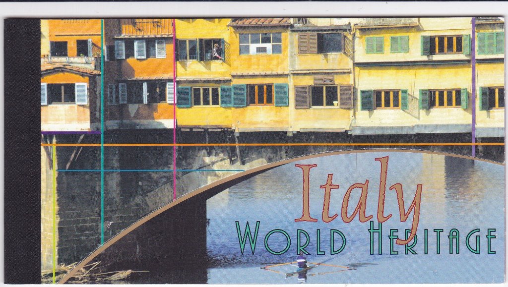 Prestige Postzegelboekje 1999 Italië Werelderfgoed Florence, Postzegels en Munten, Ophalen of Verzenden, Postfris, Plaats of Gebouw