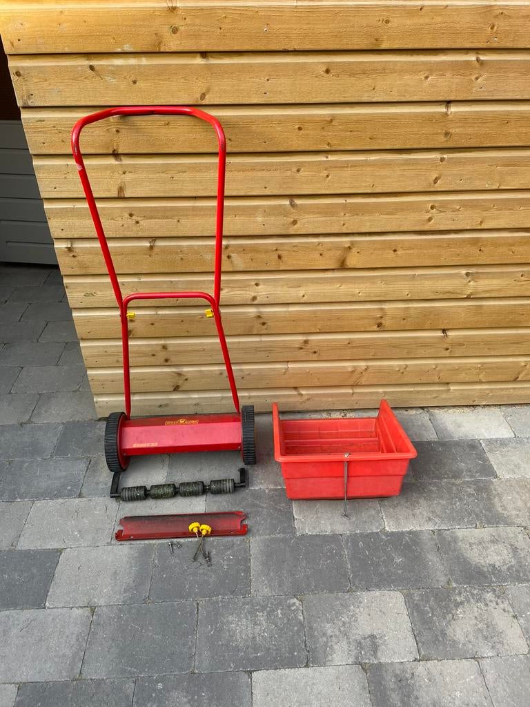 Gratis ophalen handgrasmaaier, Kooimesmaaier, Ophalen of Verzenden, Gebruikt