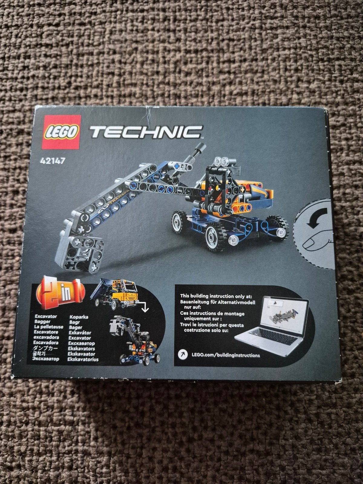 Lego technic 7+, Ophalen