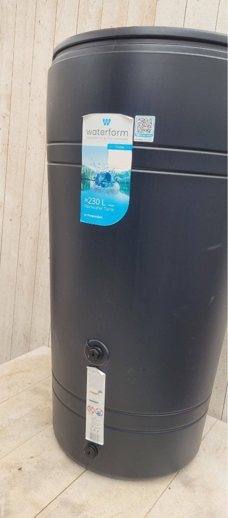 NIEUWE Regenton van Waterform 230L met kraantje grijs, Ophalen, Kunststof, Met kraantje, 150 liter of meer
