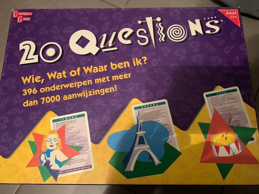 Spel 20 Questions, Hobby en Vrije tijd, Gezelschapsspellen | Bordspellen, Ophalen of Verzenden, Zo goed als nieuw