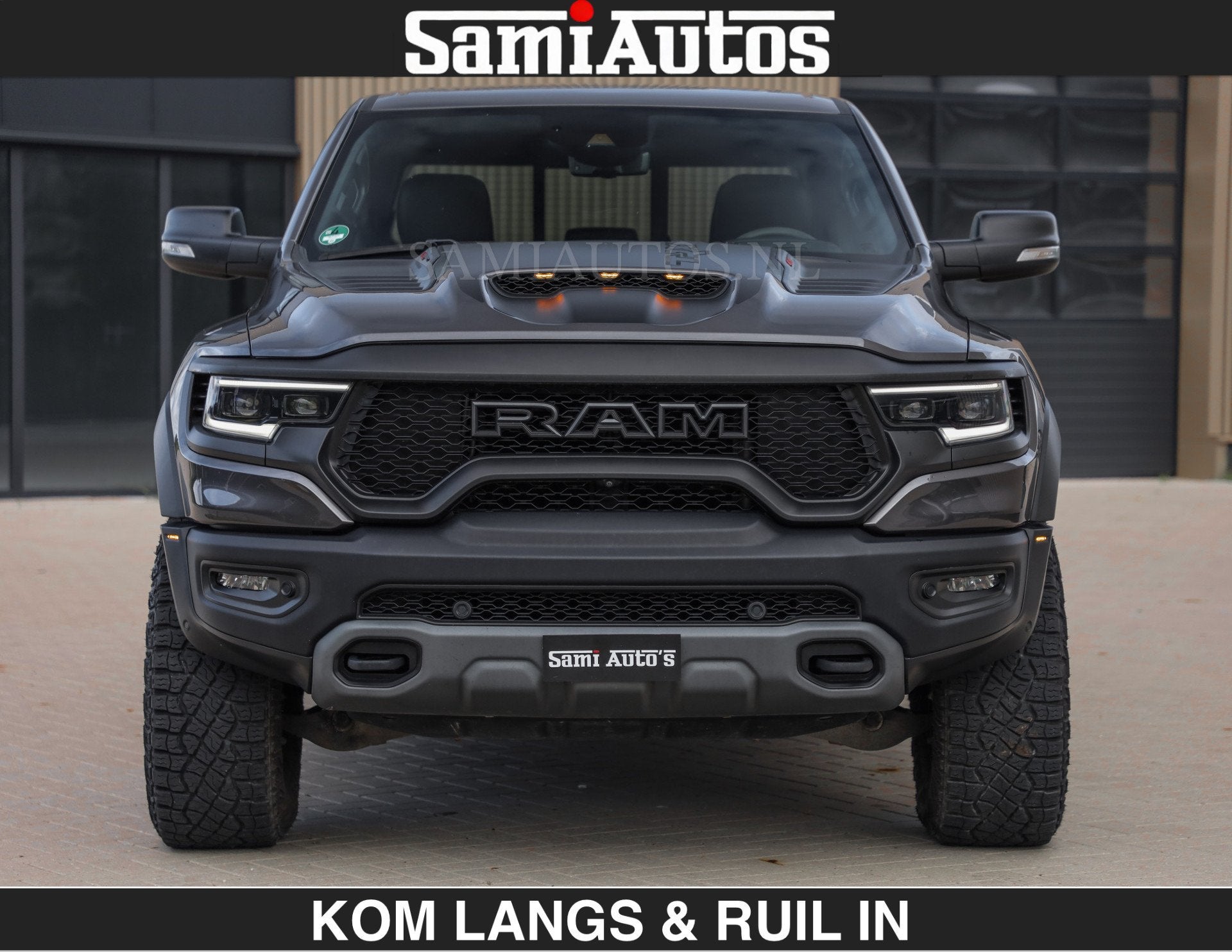 Dodge Ram TRX HELLCAT 712 PK 6.2 V8 | BOM VOL | GRANITE MET, Auto's, Automaat, Dealer onderhouden, Gebruikt, Met garantie (alle)