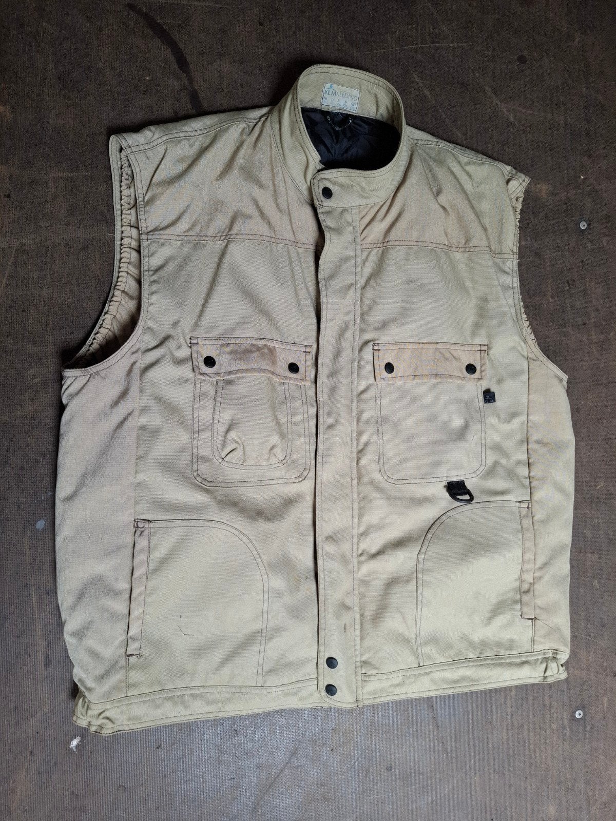 Bodywarmer Defensie Stijl - Maat XXL, Ophalen, Beige, Overige maten, KLMKLEDING