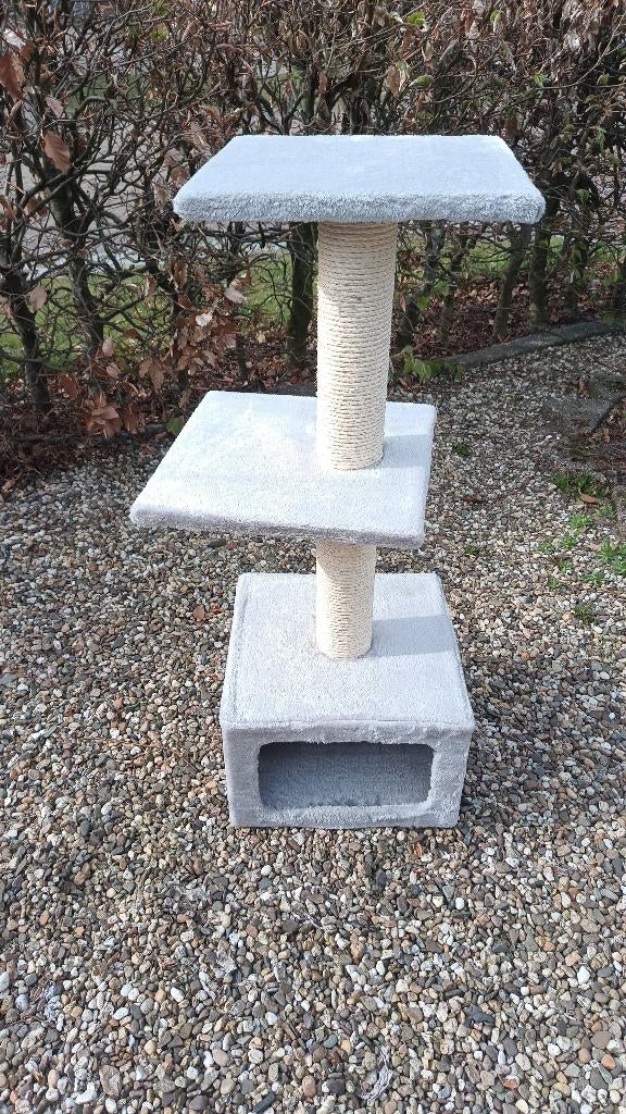 Beeztees Dora - Katten Krabpaal - Grijs - 38x38x91 cm, Dieren en Toebehoren, Ophalen, Nieuw, Krabpaal
