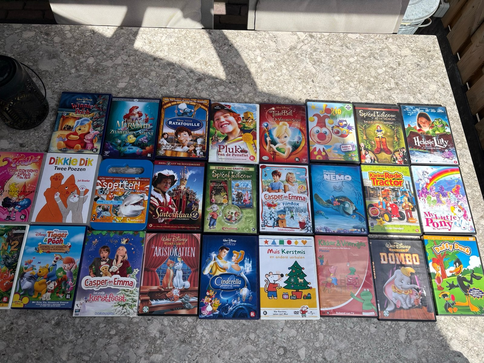 26 Kinder DVD's - Diverse Films en Series, Cd's en Dvd's, Gebruikt, Animatie, Alle leeftijden, Box/collectie