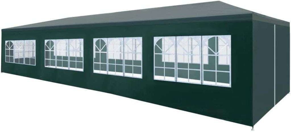 Partytent evenemententent biertent paviljoen 3x12m. Groen, Ophalen of Verzenden, Nieuw, 8 meter of meer, Paviljoen
