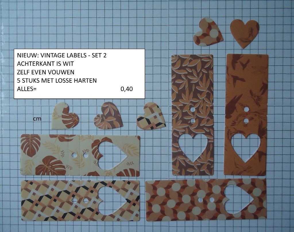 vintage labels set 2 ( alleen verzenden, Hobby en Vrije tijd, Scrapbooking, Ophalen, Nieuw, Versiering of Embellishment, Overige merken
