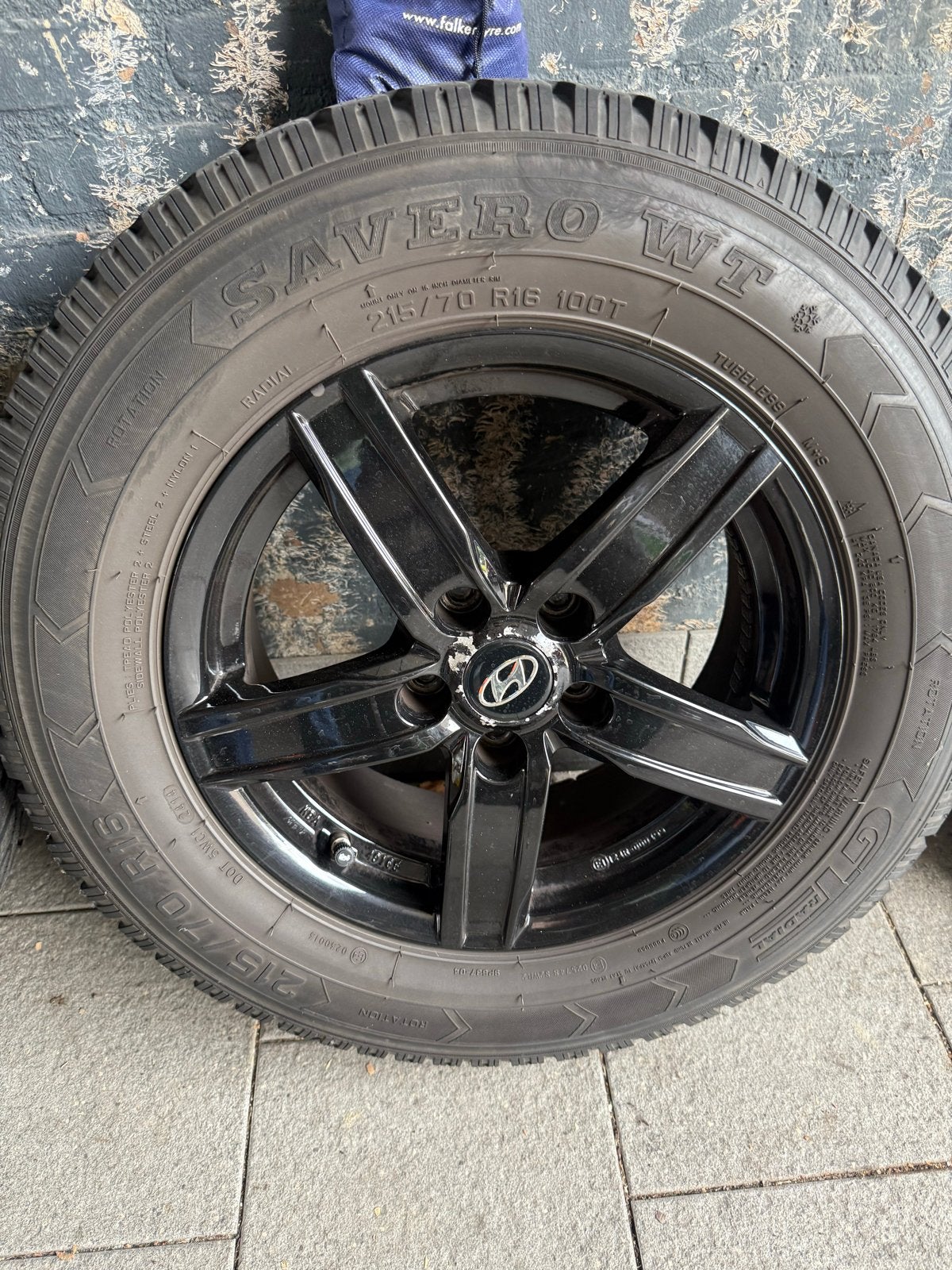 Kia sportage hyundai ix35 tucson Winterbanden 5x114.3, Auto-onderdelen, Banden en Velgen, Ophalen, 16 inch, Banden en Velgen, Winterbanden